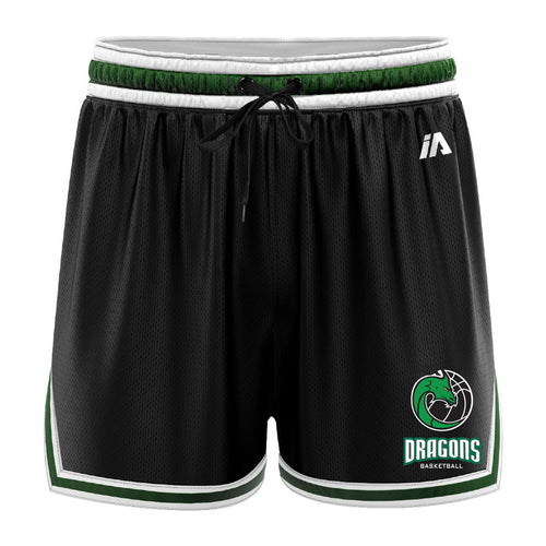 Drummo Dragons Casual Shorts - Black/Green/White