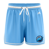Darebin Basketball Casual Shorts - Carolina/White