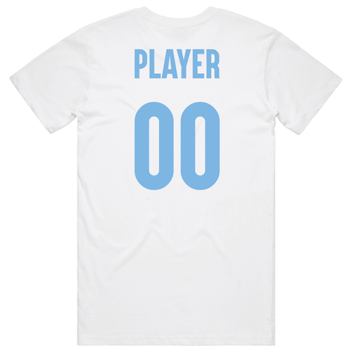 Basketball NSW State - White Cotton Tee