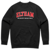 Eltham Wildcats Cotton Crewneck - Black