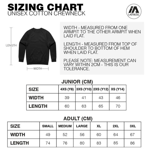 Eltham Wildcats Cotton Crewneck - Black