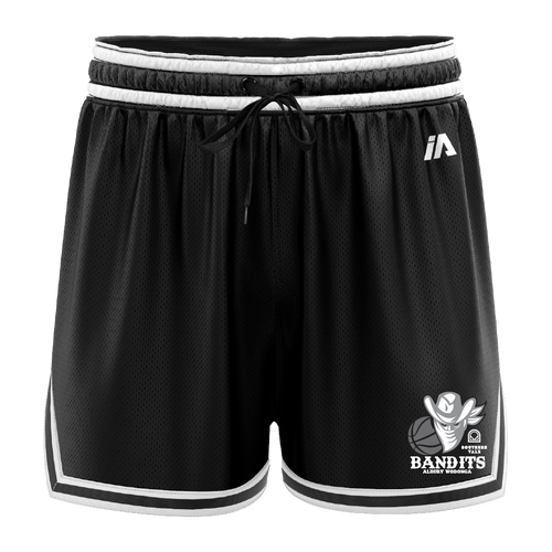 Albury Wodonga Bandits Casual Shorts - Black/White