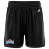 Cairns Basketball Casual Shorts with Pockets - Black/Black