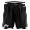 Cairns Basketball Casual Shorts with Pockets - Black/White