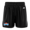 Cairns Basketball Casual Shorts with Pockets - Black/Black