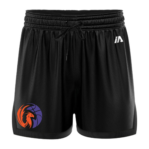 Sunshine Coast Phoenix Casual Shorts with Pockets - Black/Black