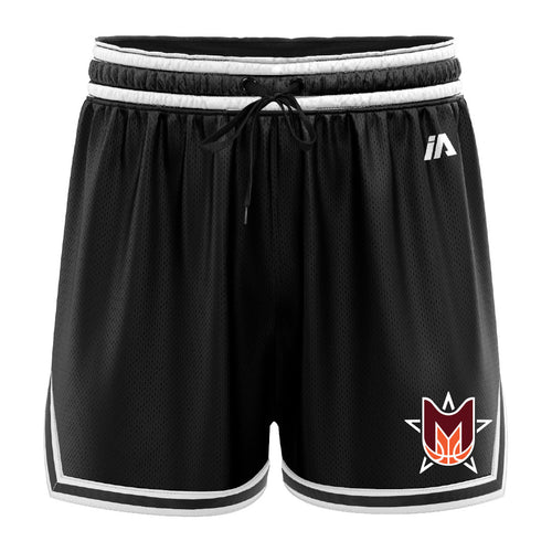 Eastern Mavericks Casual Shorts with Pockets - Black/White