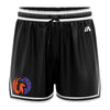 Sunshine Coast Phoenix Casual Shorts with Pockets - Black/White