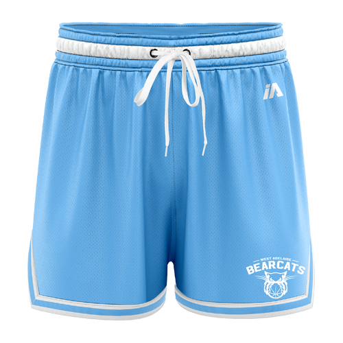West Adelaide Bearcats Casual Shorts with Pockets - Carolina/White