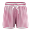 iAthletic Casual Basketball Shorts Women's - Pink Faded Stripe