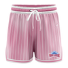 Toowoomba Mountaineers Casual Shorts - Faded Stripe Pink