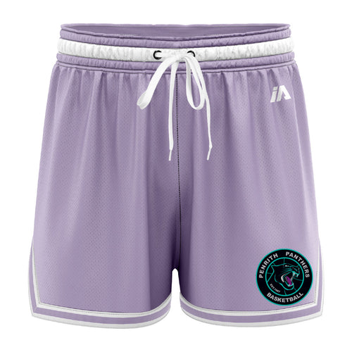 Penrith Panthers Casual Shorts - Lavender/White