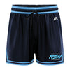 Basketball NSW Schools Tournament Casual Basketball Shorts - Navy/Sky