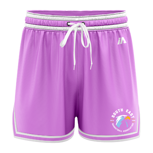 SEBA Casual Shorts - Pink/White