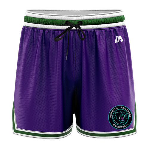 Penrith Panthers Casual Shorts - Purple/Green/White