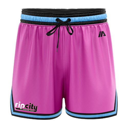Rip City Basketball Casual Shorts - Pink Vice