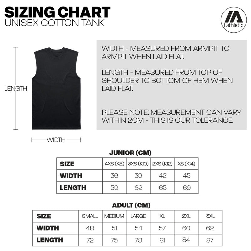 iAthletic Cotton Tank - Black