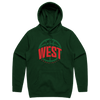 West Basketball "West" Logo Cotton Hoodie
