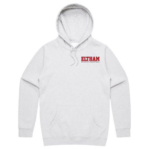Eltham Wildcats Cotton Hoodie - Snow Marle