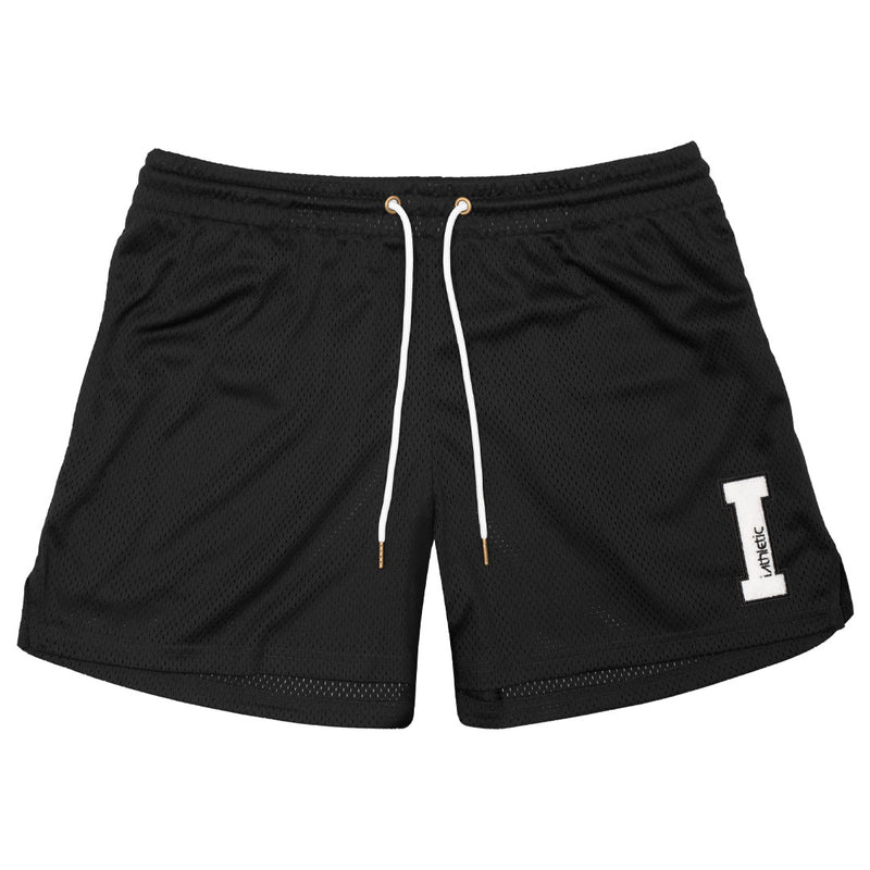 iAthletic Essential Shorts Unisex Embroidered Patch - Black