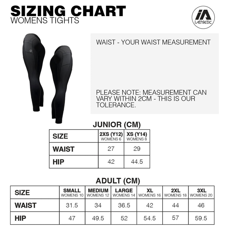 iAthletic 'iElite' Tights - Black