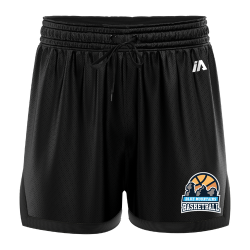 Blue Mountains Basketball Association Casual Shorts - Black/Black