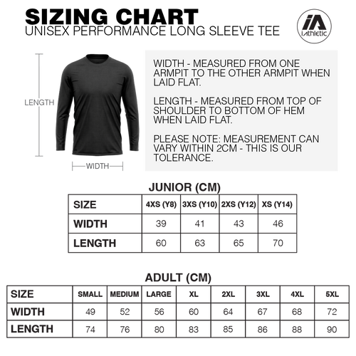 Eltham Wildcats Performance LS Tee