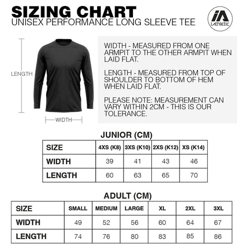 Lilydale High School Performance Long Sleeve Tee - Football