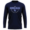 Berwick College Performance Long Sleeve Tee - Navy Marle