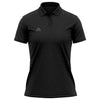 iAthletic ProTech Womens Polo - Black Marle