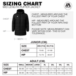 iAthletic Mid Length Puffer Jacket - Black