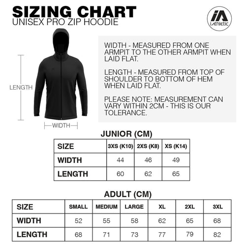 Berwick College Pro Zip Hoodie - Navy