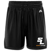 Super League Coach Shorts with Pockets - Black