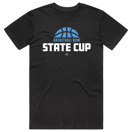 Basketball NSW 2025 State Cup Team List Cotton Tee