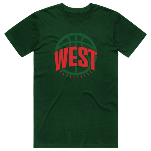 West Basketball "West" Logo Cotton Tee