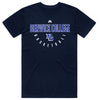 Berwick College Cotton Short Sleeve Tee - Navy