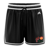 West Basketball "W" Logo Casual Shorts - Black/White