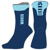 Central Coast Waves Elite Crew Socks - Blue