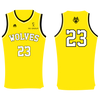 West Sydney Wolves Singlet - WHITE/YELLOW (U12/U14 Girls)