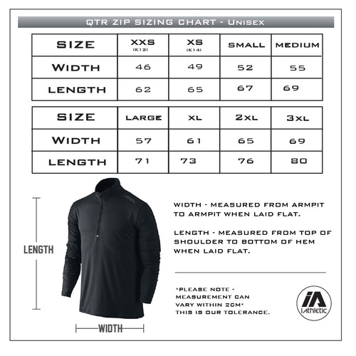 Central Coast Rebels Qtr Zip Jacket