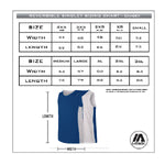 iAthletic Mens Training Reversible Singlet - Black/White