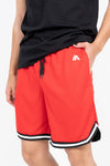iAthletic Casual Basketball Shorts Mens - Red/Black