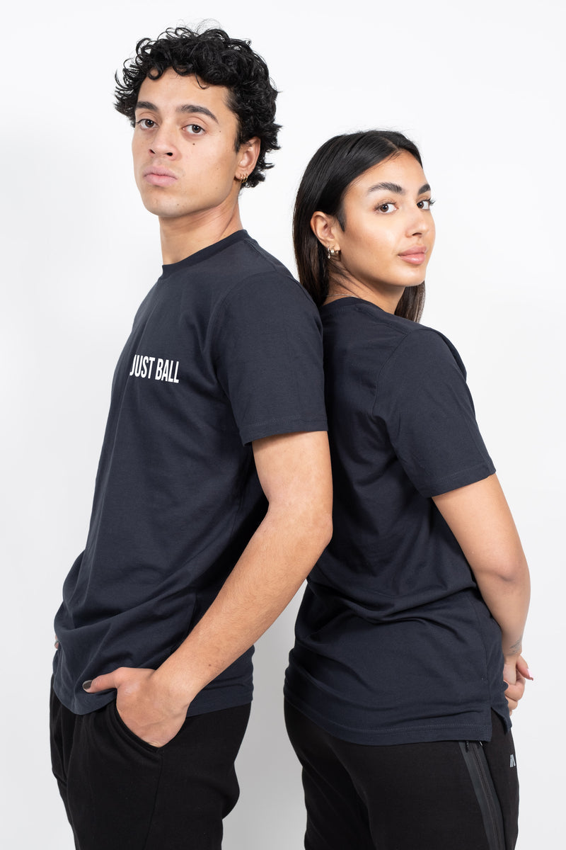 Just Ball Cotton Short Sleeve Tee Small Logo - Navy