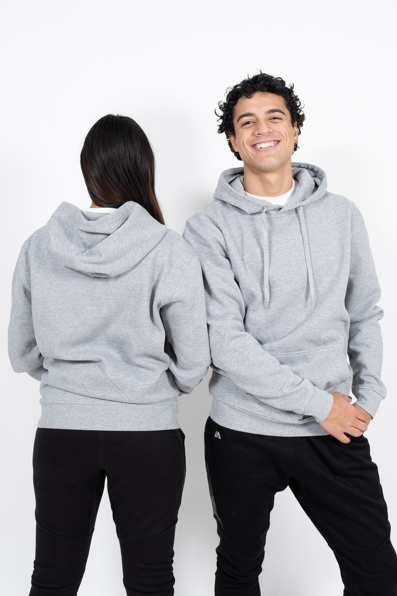 IAthletic Cotton Hoodie - Grey Marle