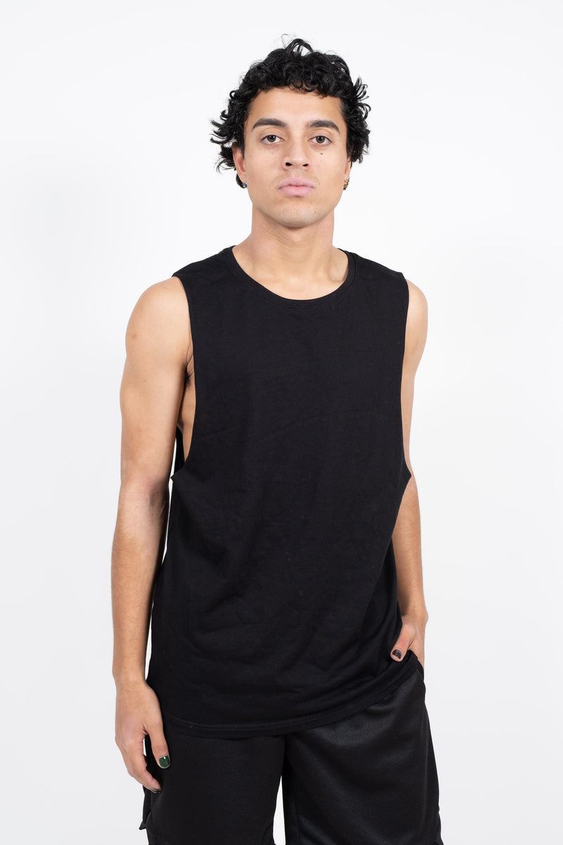 iAthletic Cotton Tank - Black