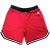 iAthletic Casual Basketball Shorts Mens - Red/Black