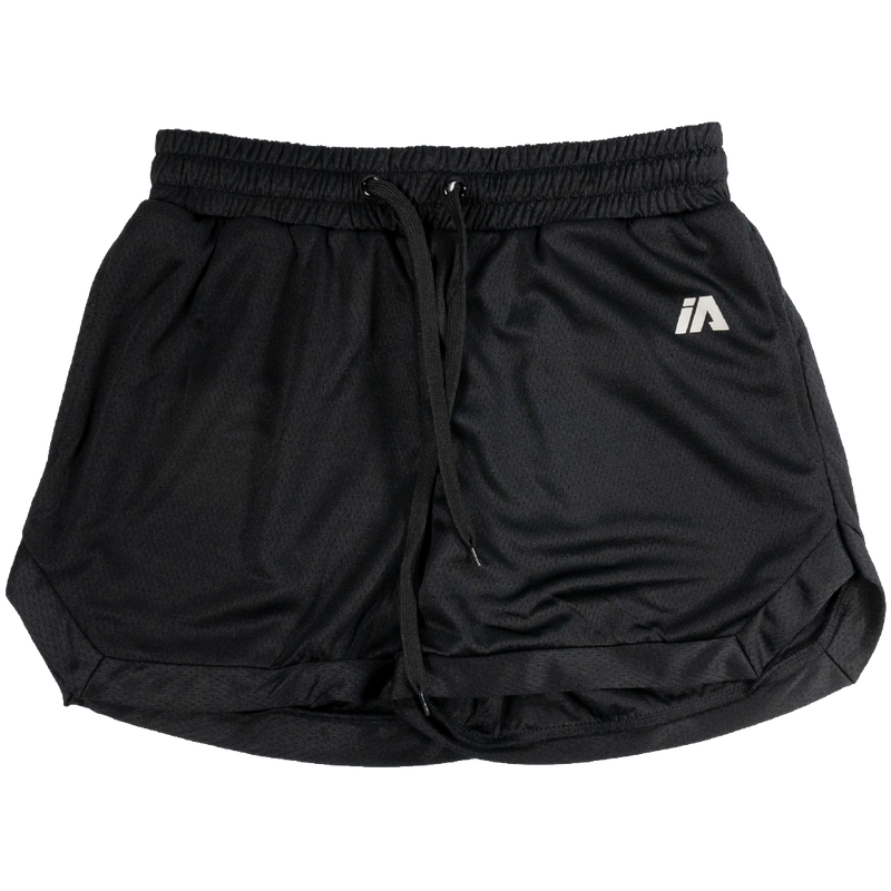 iAthletic Casual Basketball Shorts Womens - Black/Black