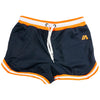 iAthletic Casual Basketball Shorts Womens - Navy/Orange