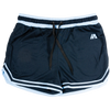 iAthletic Casual Basketball Shorts Womens - Navy/Sky Blue/White