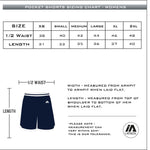 iAthletic Casual Basketball Shorts Womens - Black/Black